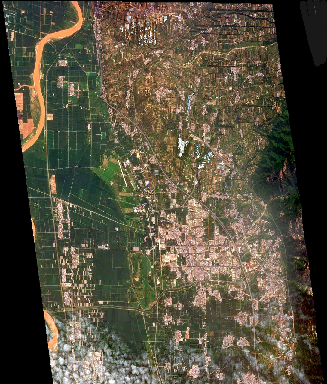 渭南市卫星地图高清版图片