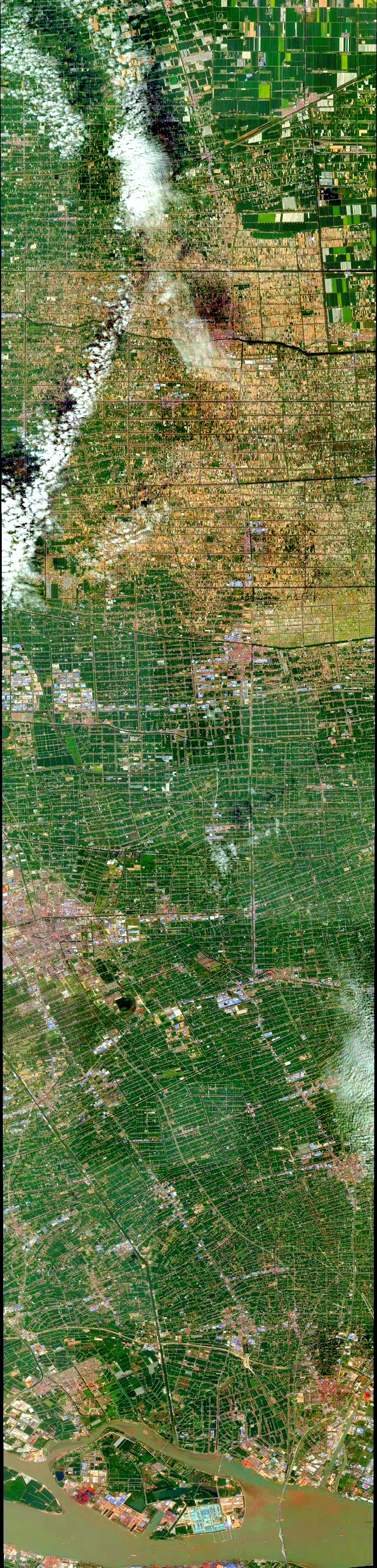 江苏省如皋市最新卫星影像(4.