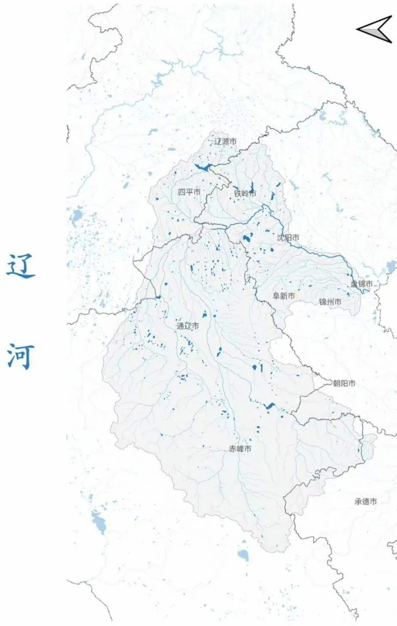 网状水系示意图图片