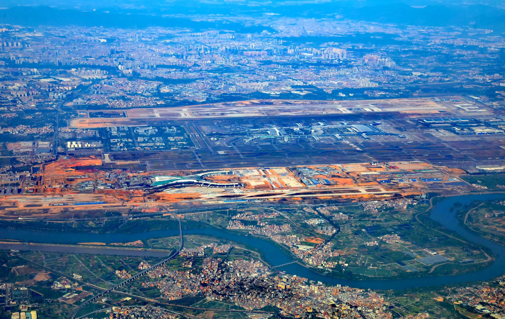 广州白云机场最新航拍图