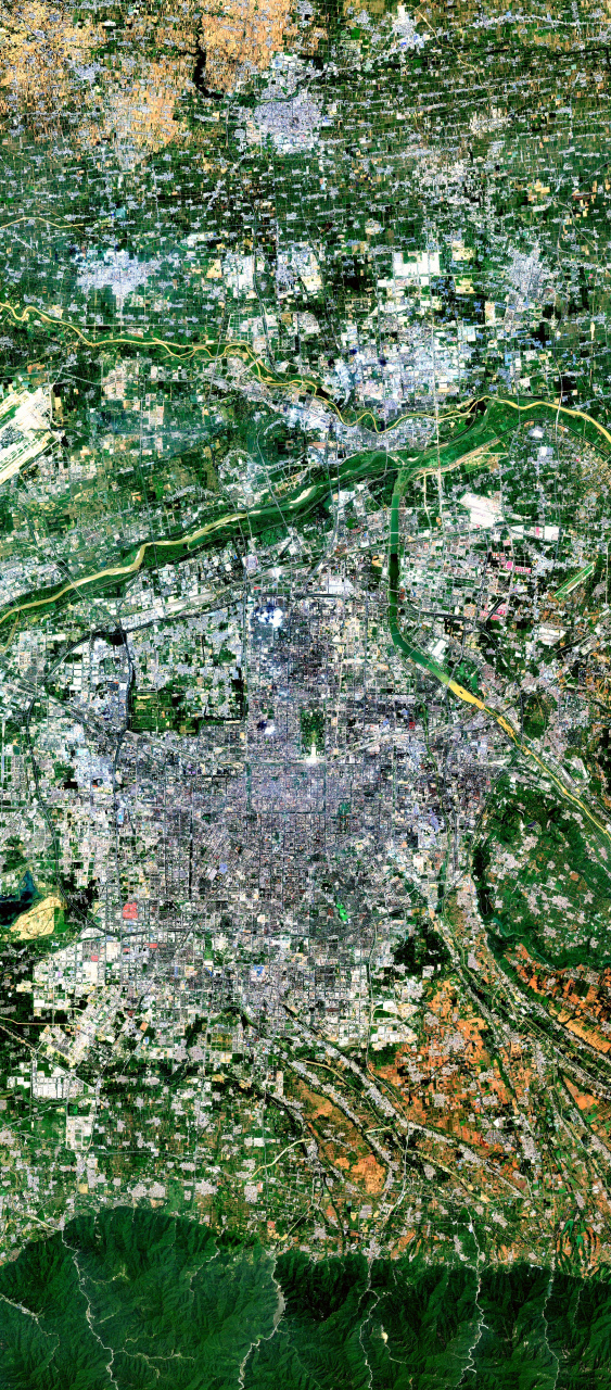 西安实景地图卫星地图图片