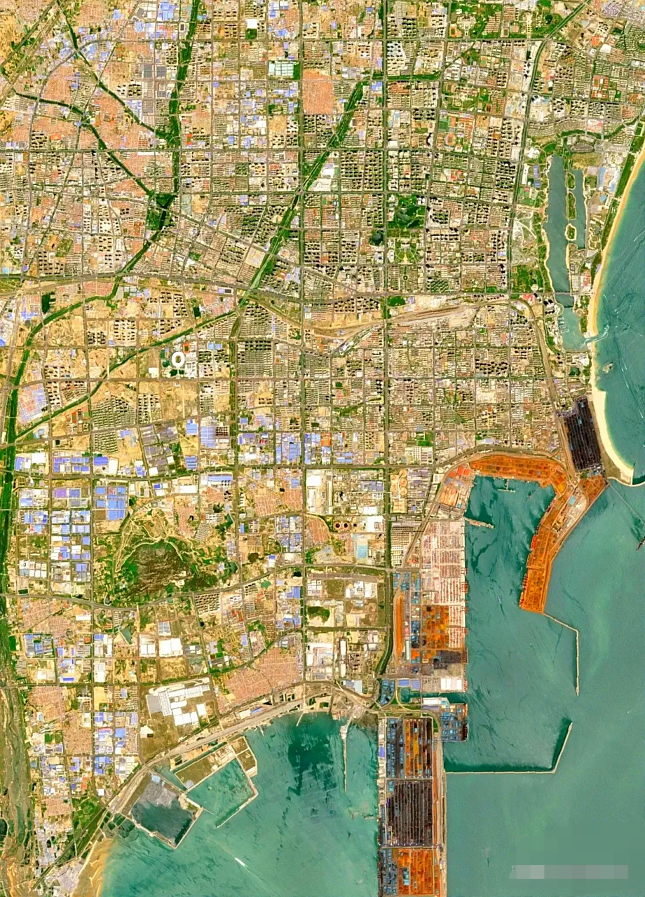 山东省日照市最近卫星图(5.