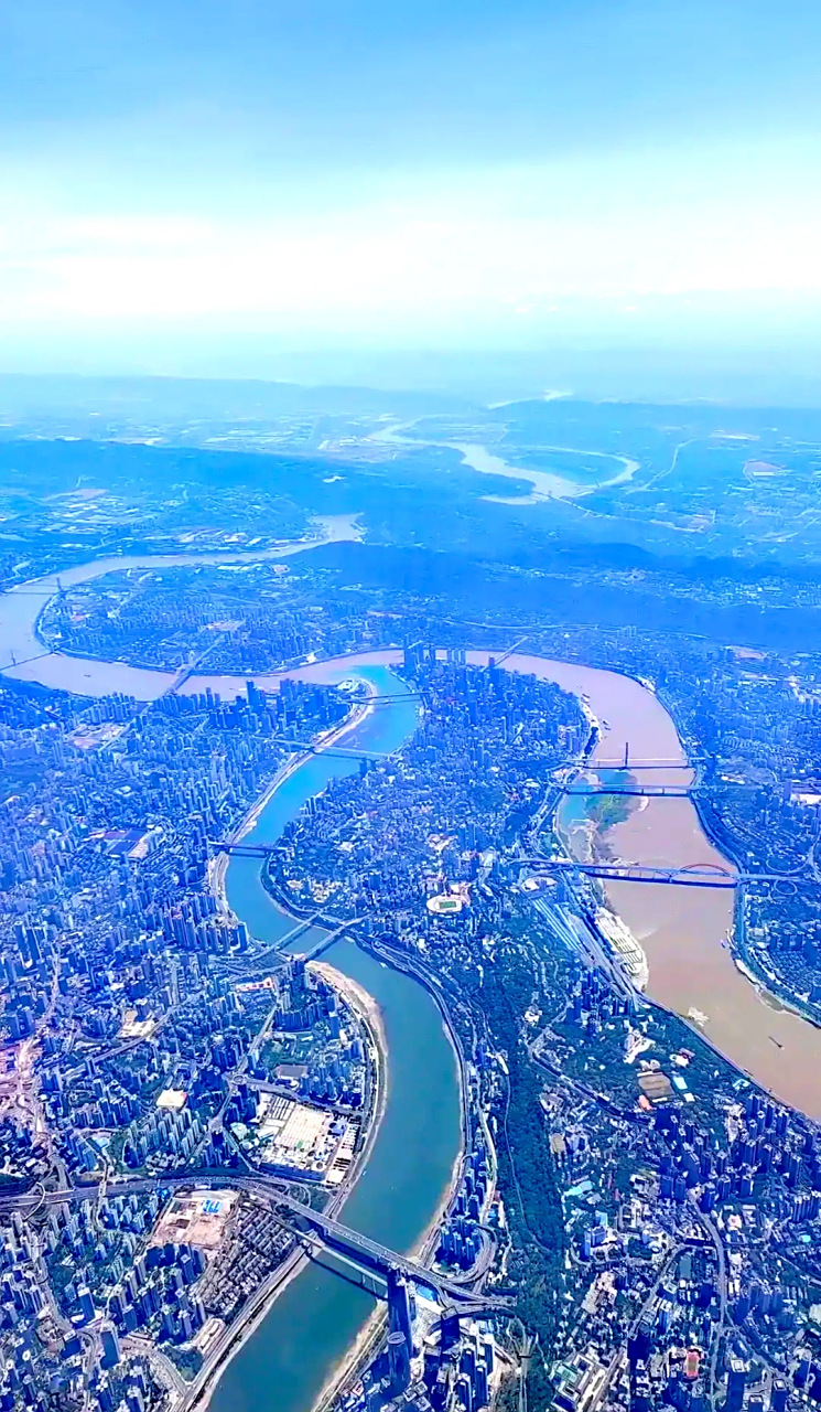 重庆直辖市最近航拍图(7) 2023年7月下旬航拍图片,重庆市渝中半岛
