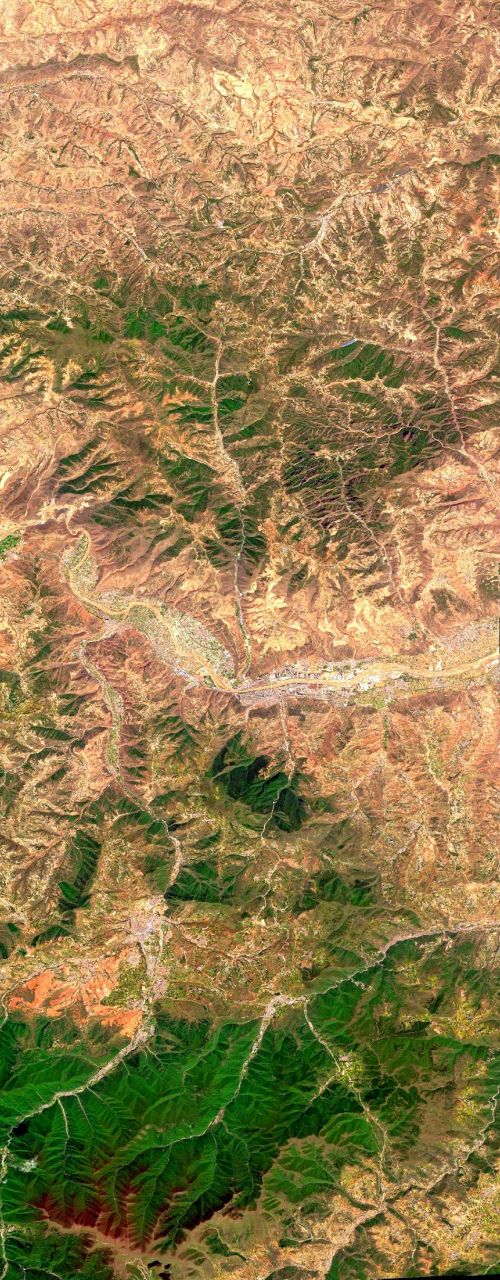 甘肃景泰县城卫星图图片