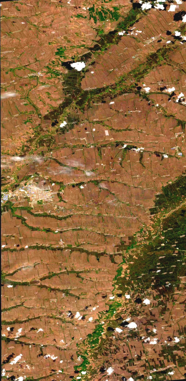 黑龙江绥化绥棱最近卫星图(6.