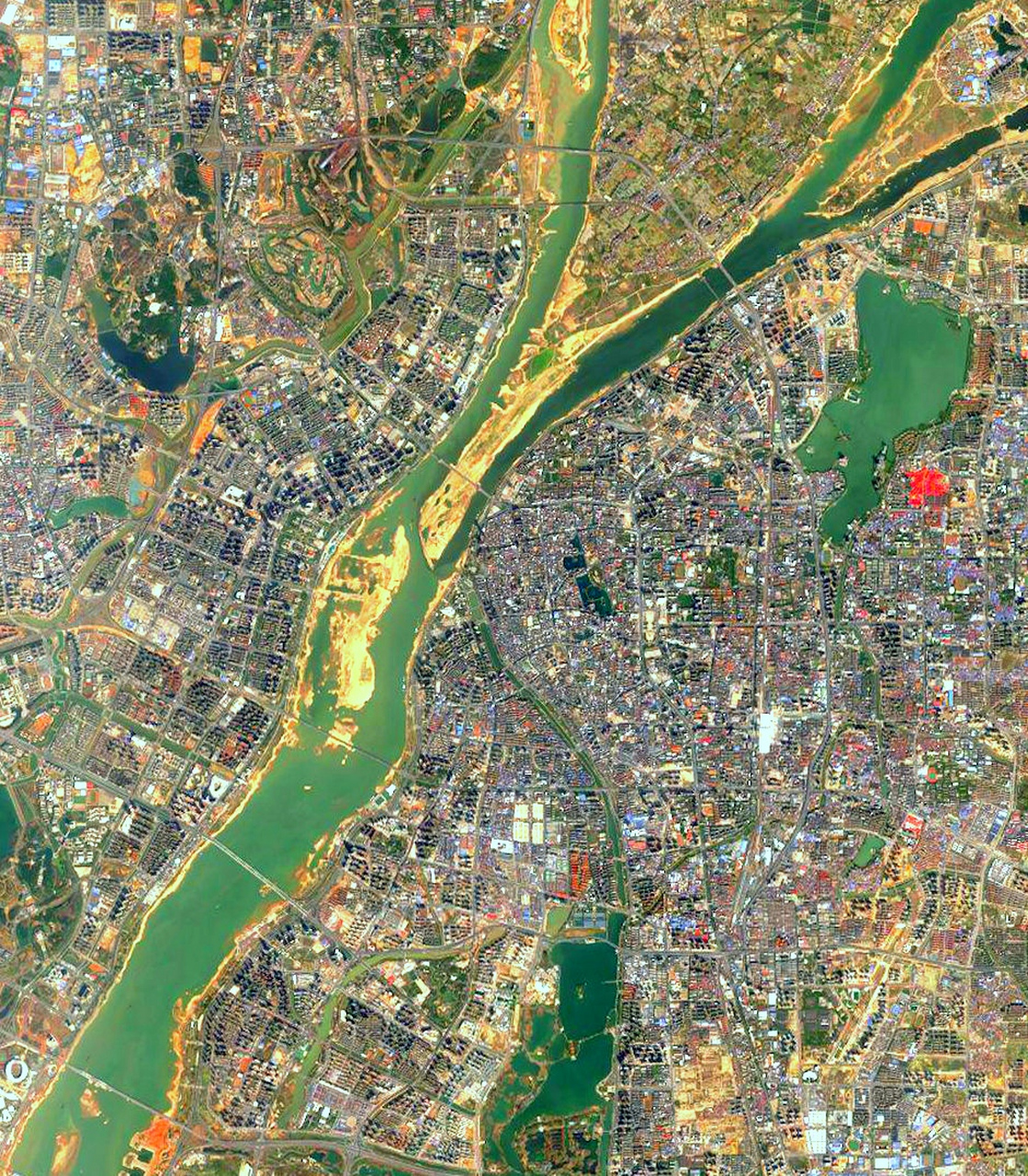 江西省南昌市最新卫星图片(3.