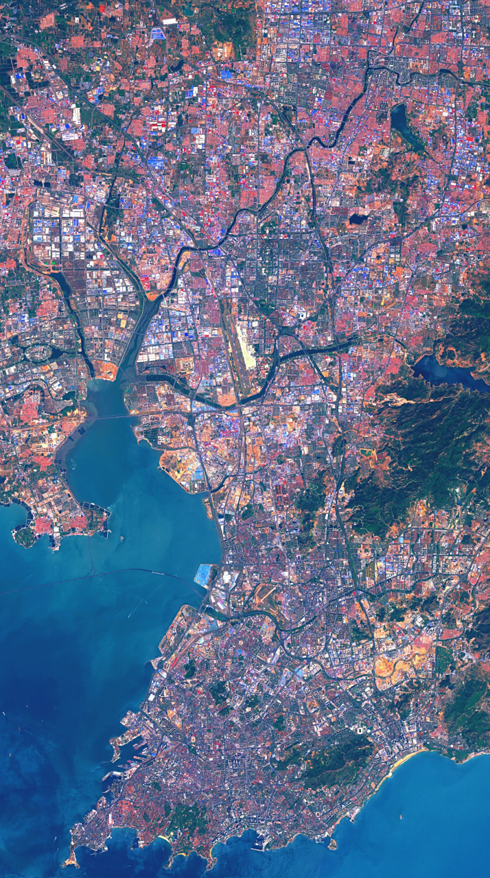 山东省青岛市最新卫星图片(4.