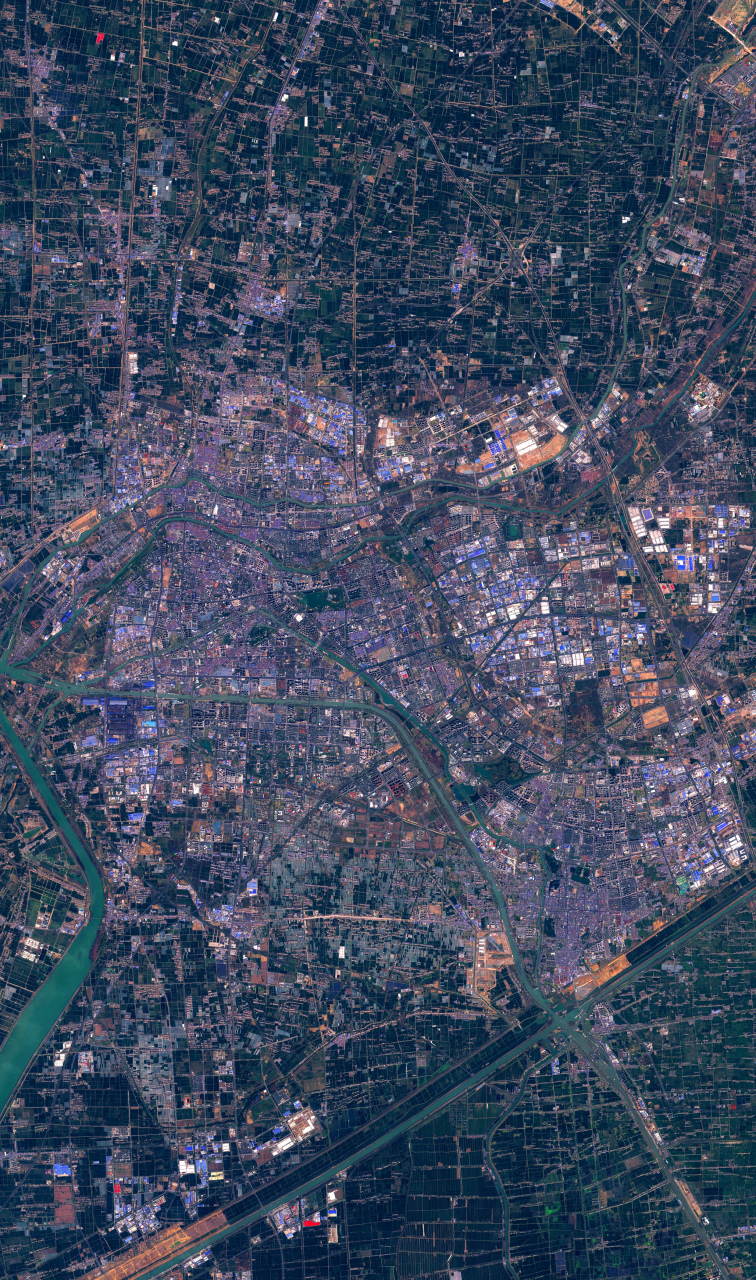 江苏省淮安市最新高清卫星图片(4