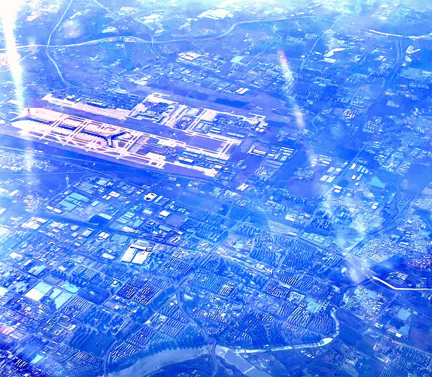 首都机场鸟瞰图图片