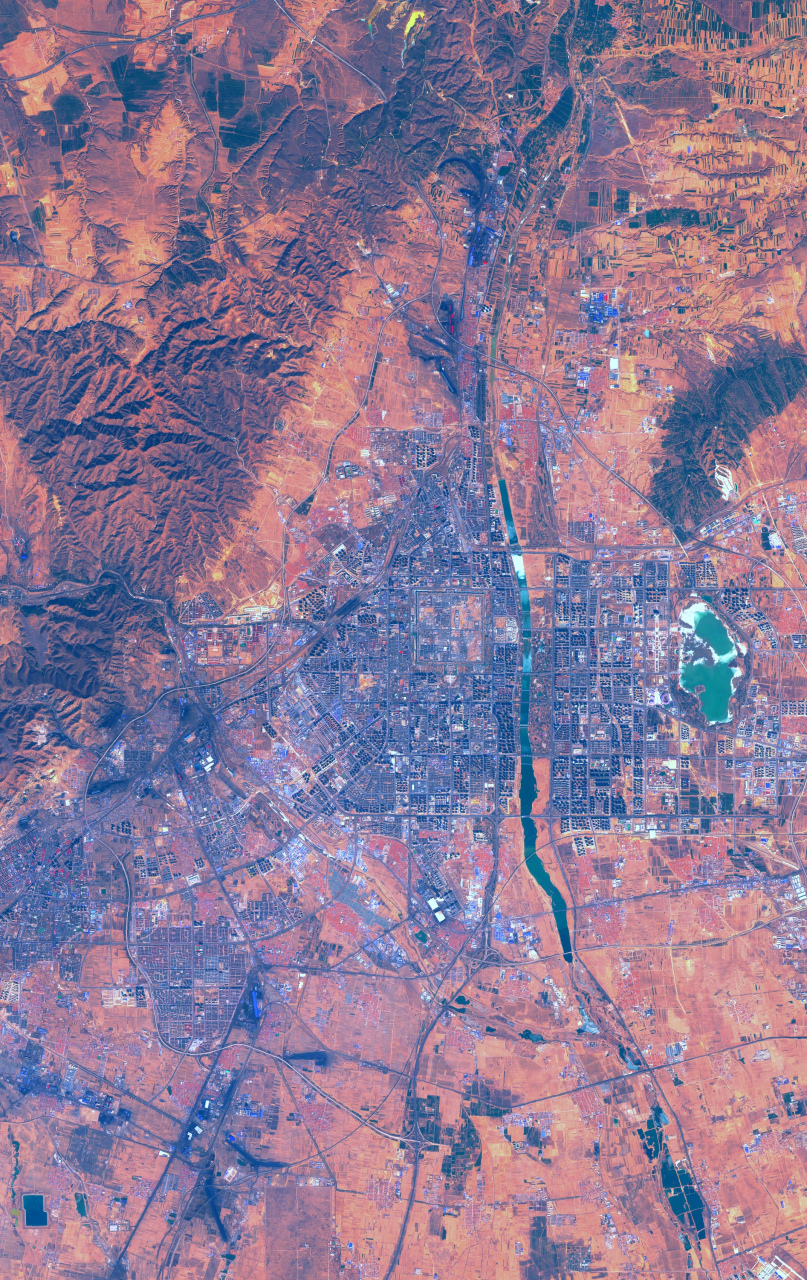 山西省大同市最近卫星影像图片(3.