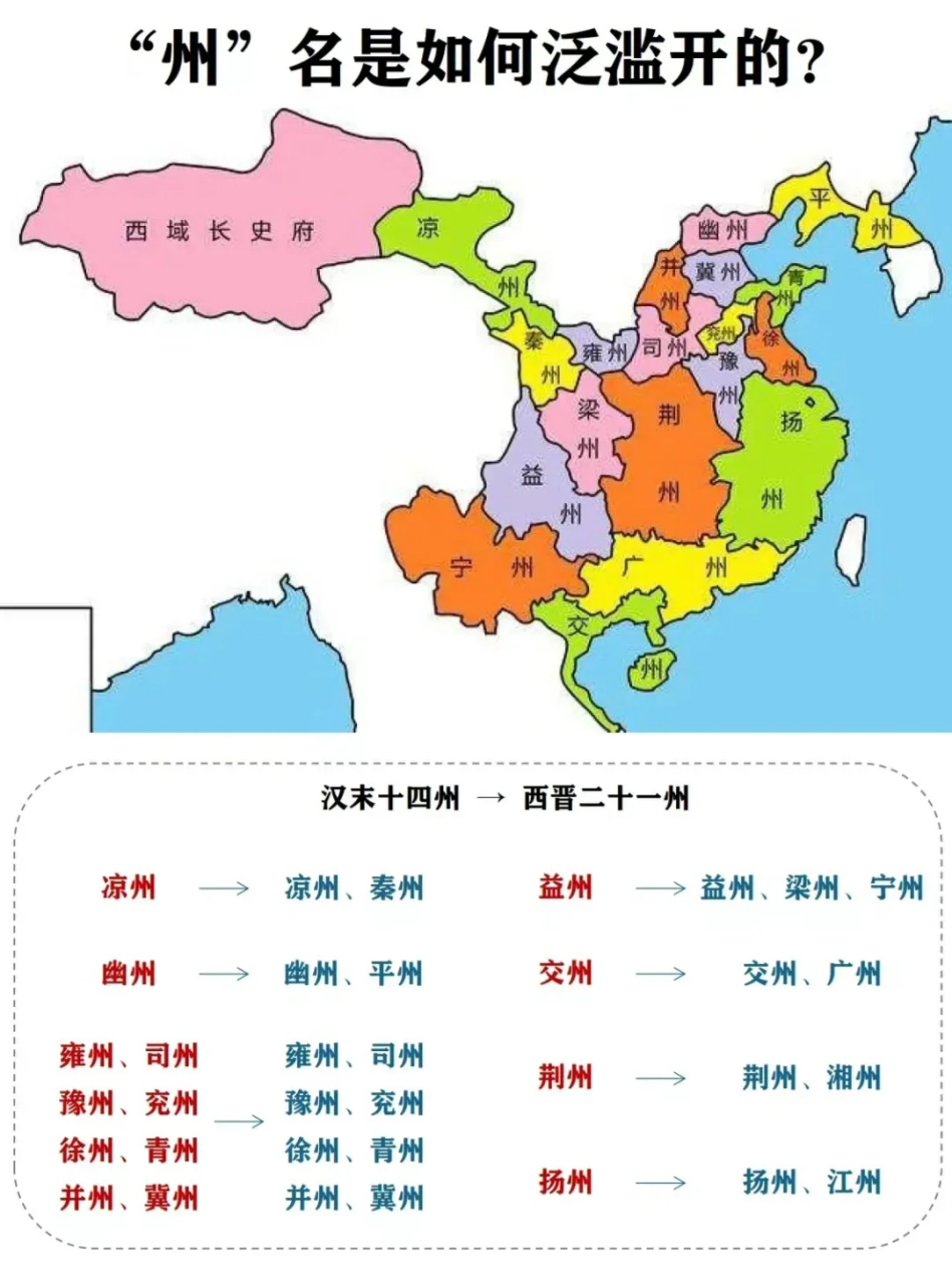 古代州郡划名