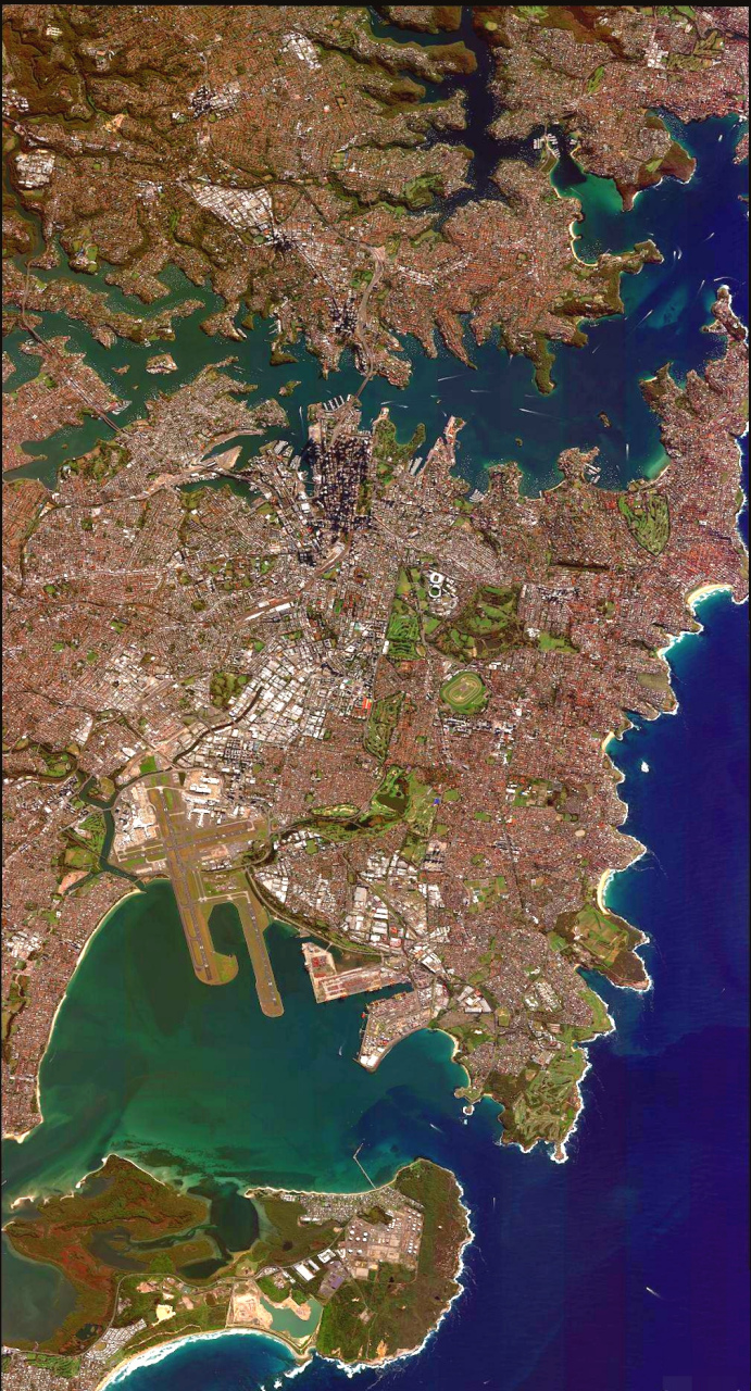 国外卫星地图图片