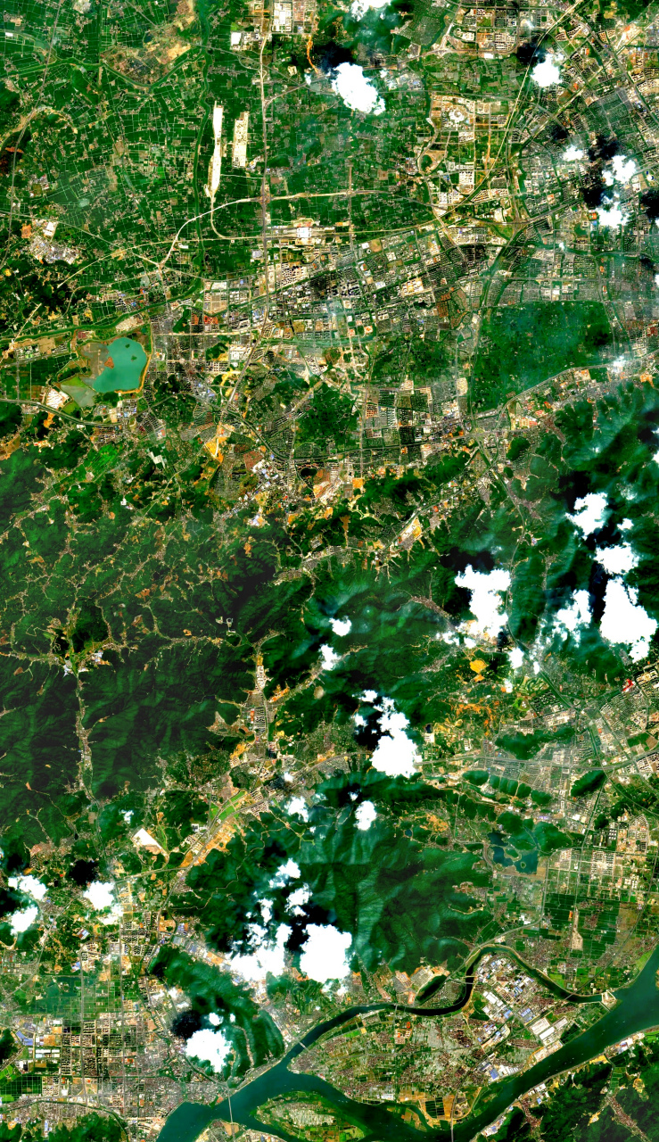 浙江杭州余杭.富阳最新卫星图(4.