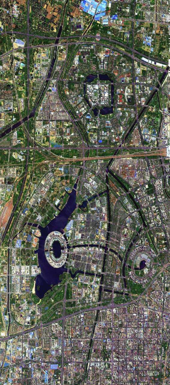郑州2020卫星地图图片