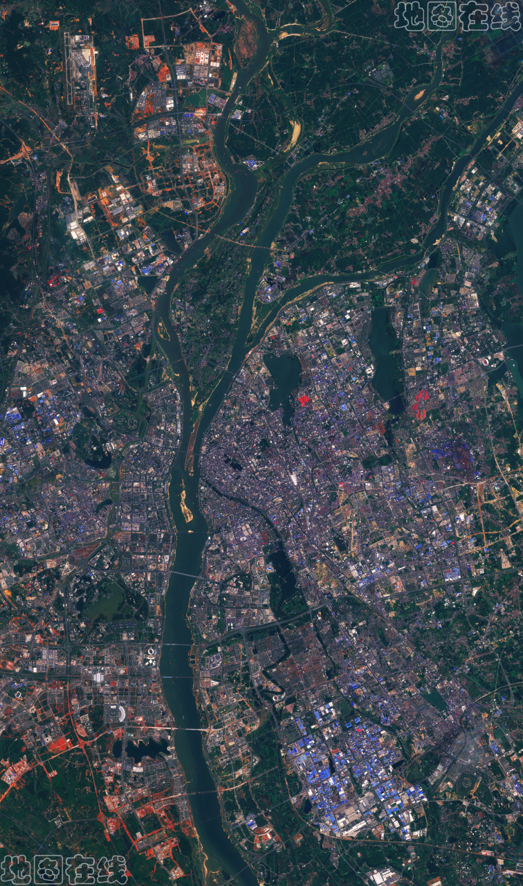 江西省南昌市最新卫星图(6.