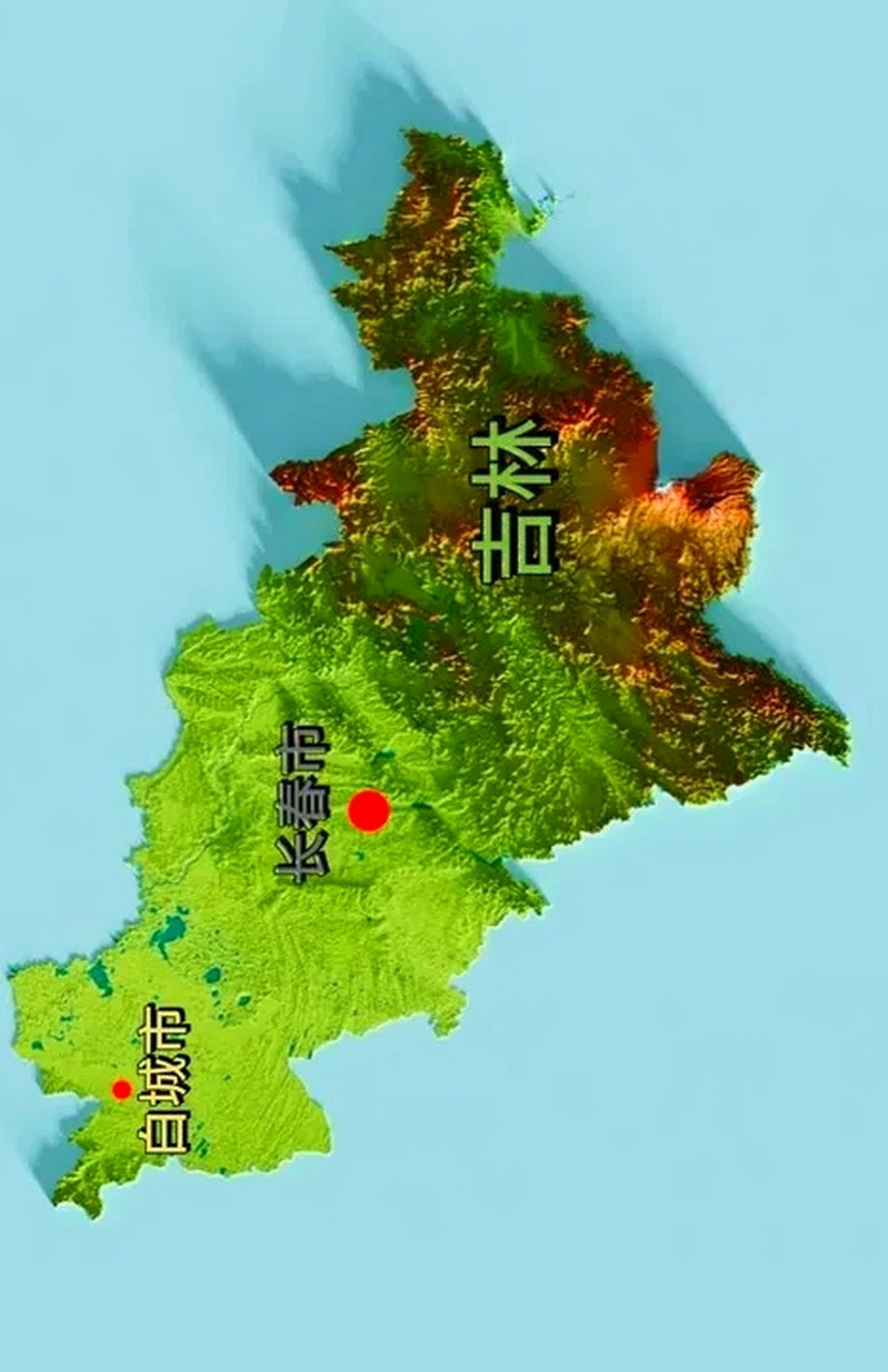 吉林市北山地图图片