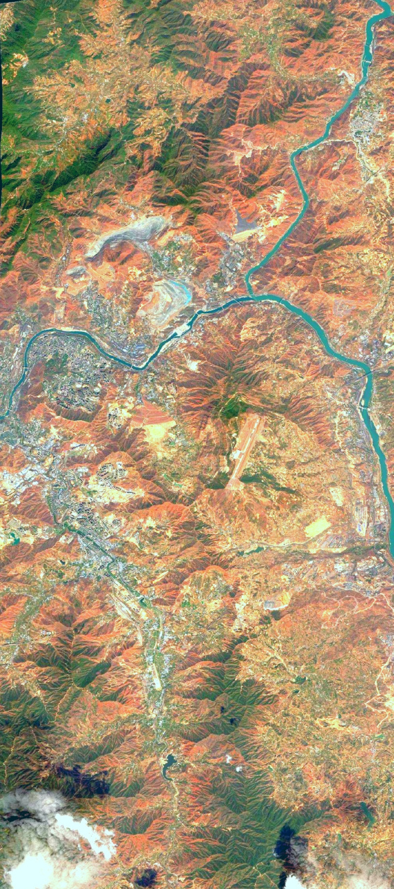 四川省攀枝花市最新卫星图片(4.