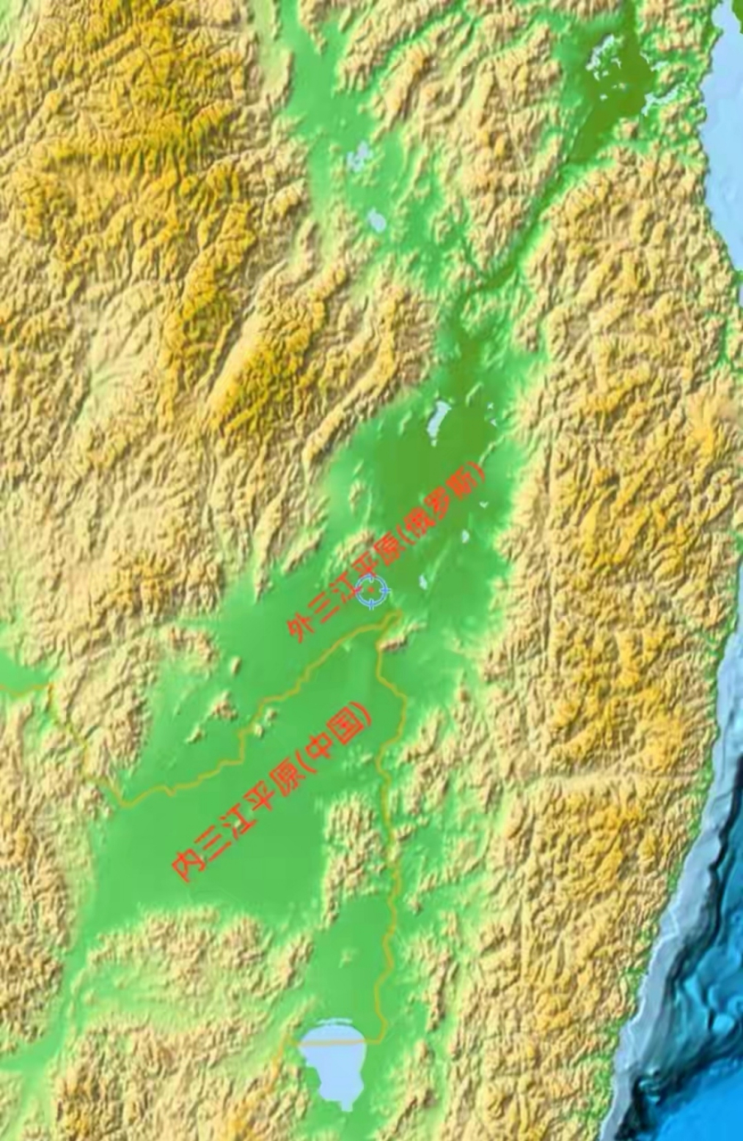 三江平原地理位置图图片