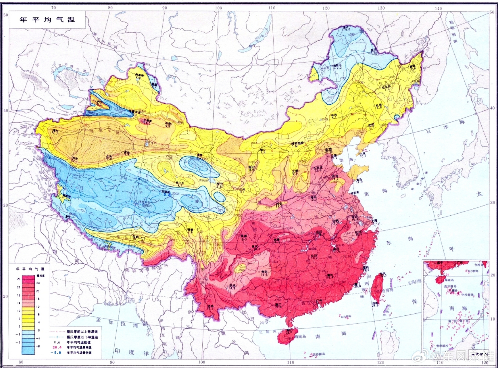 中国气候简图图片