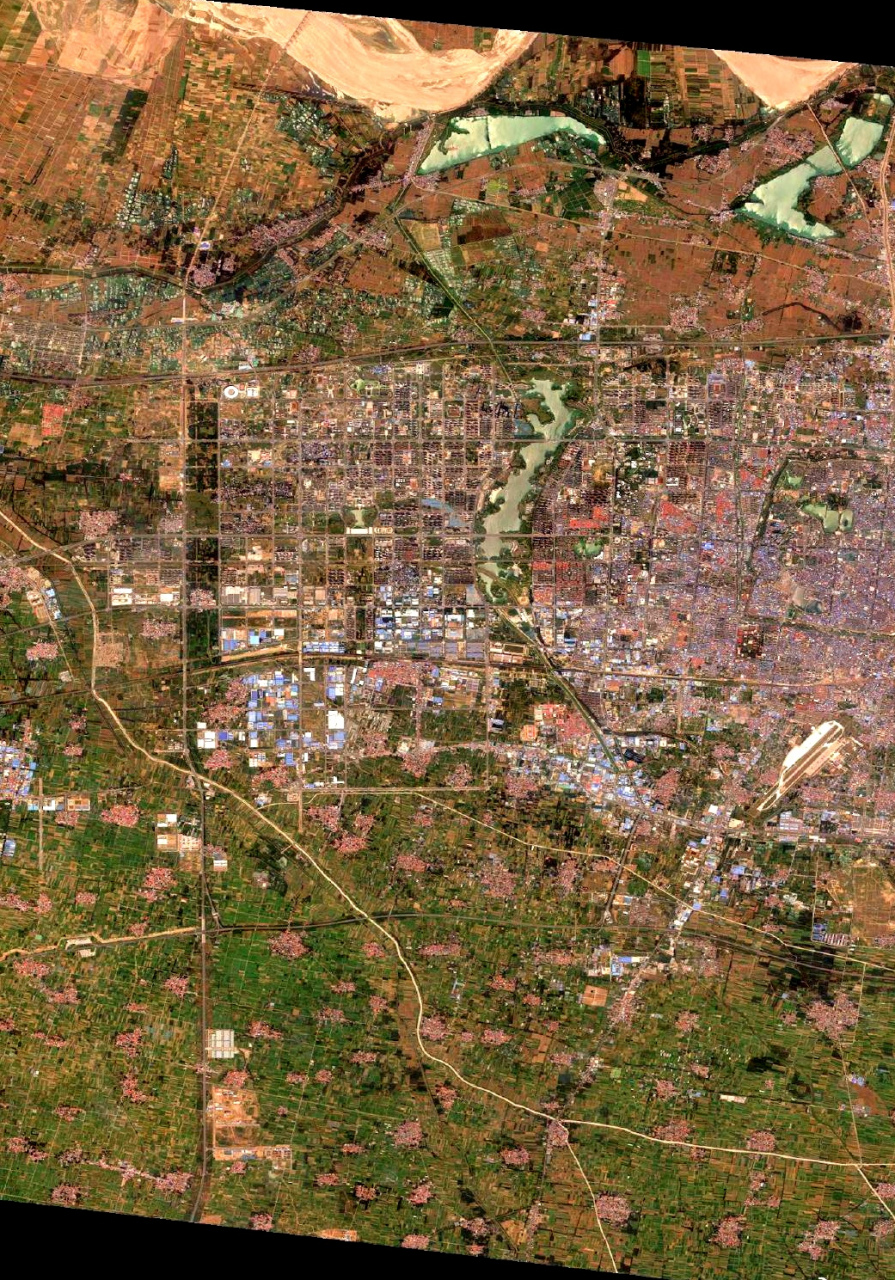 河南省开封市最近卫星图(6.