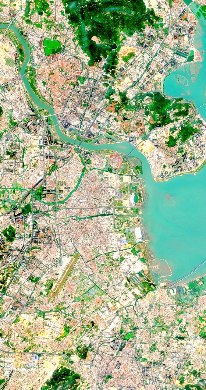 泉州三维卫星地图图片