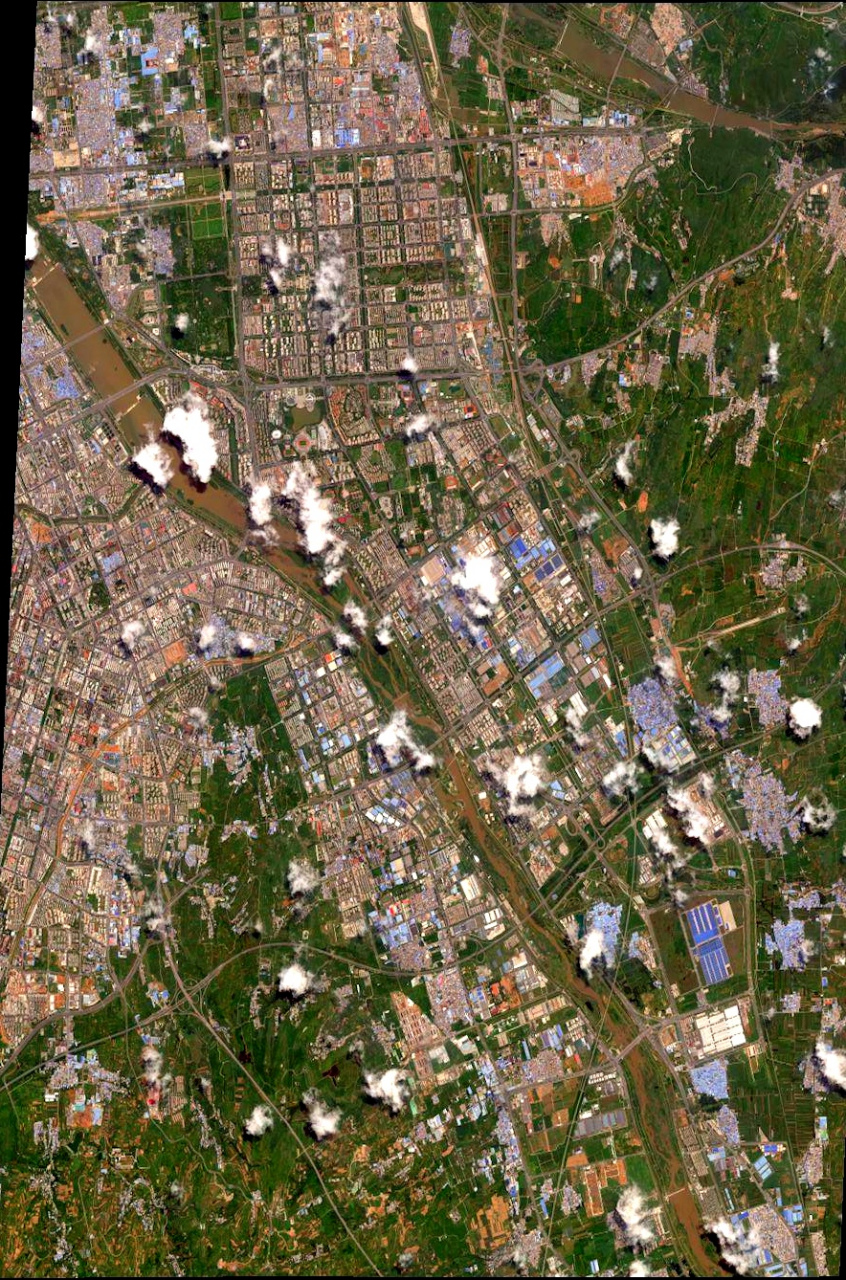 河南高清卫星地图图片