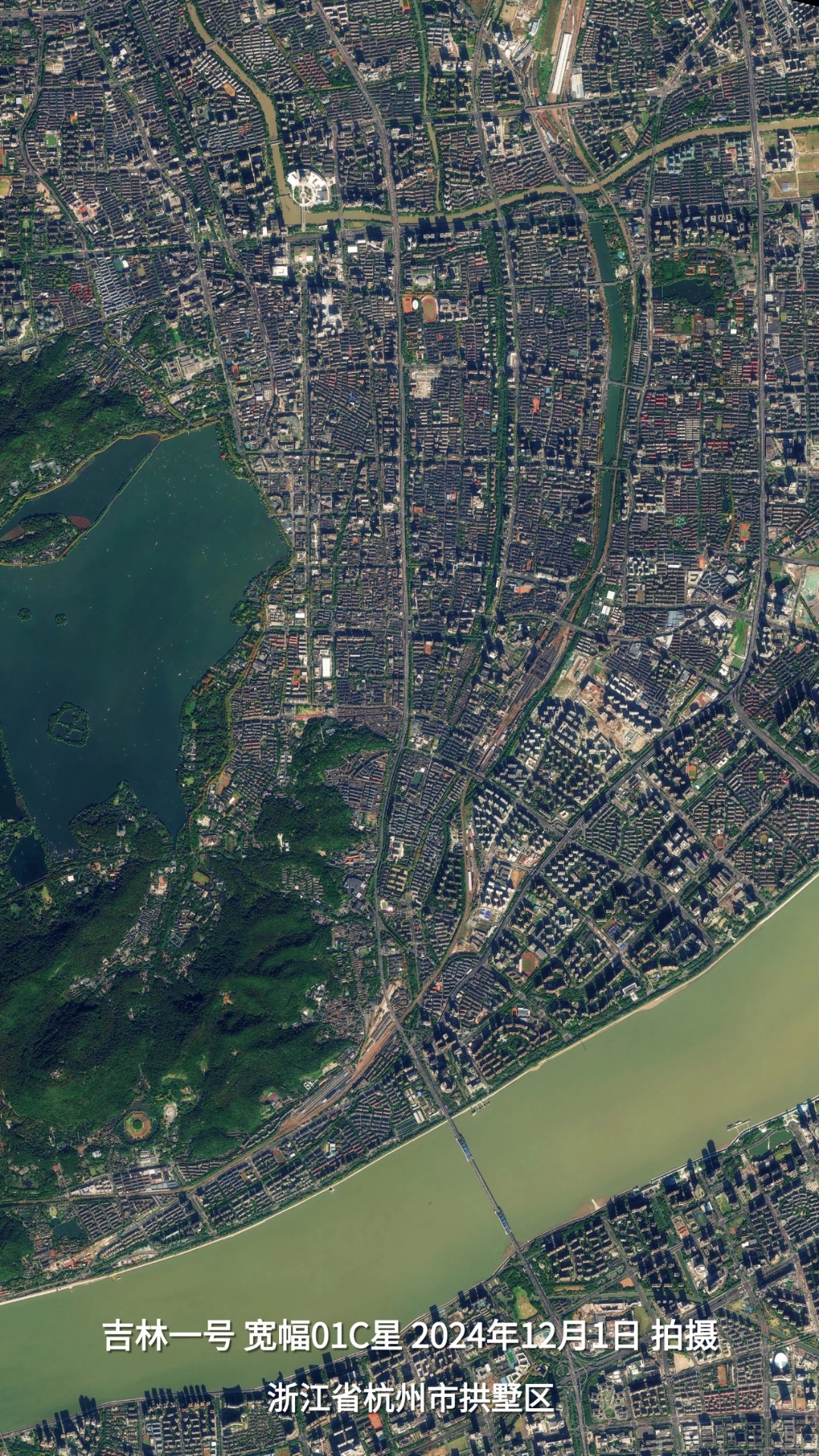 杭州市高清卫星图