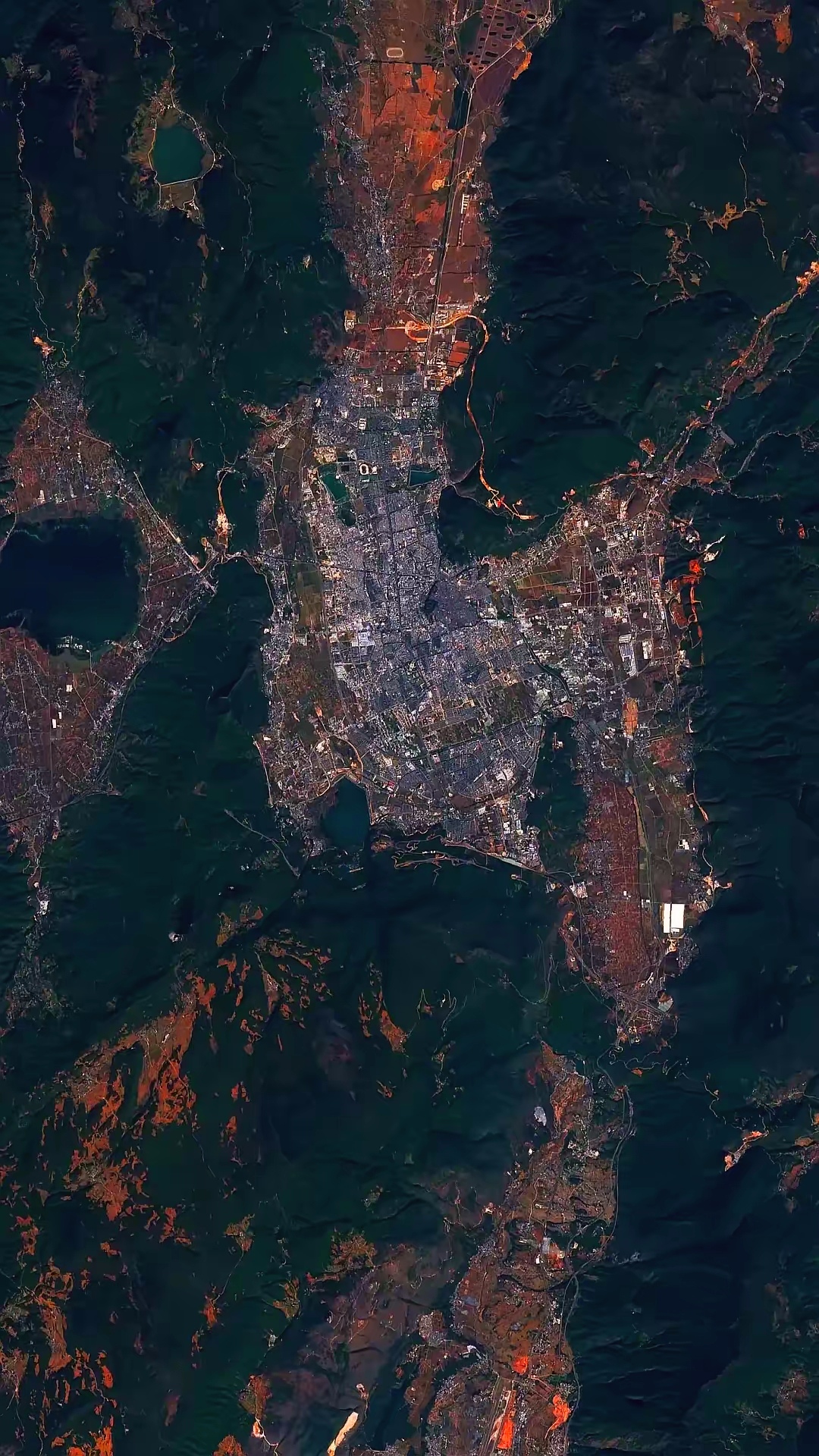 云南省丽江市高清卫星图