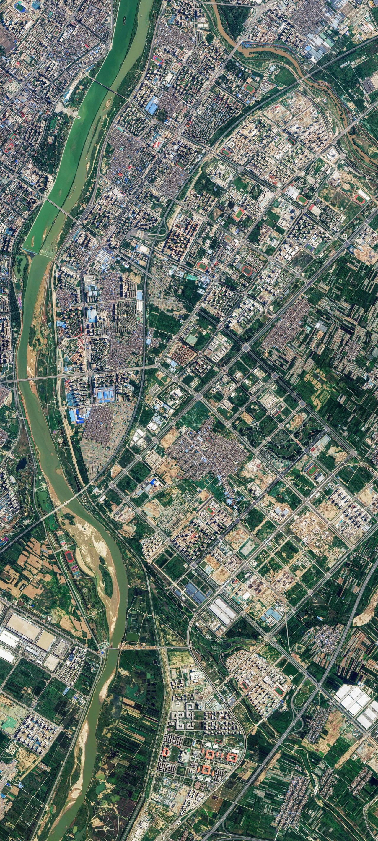 陕西省咸阳市高清卫星图