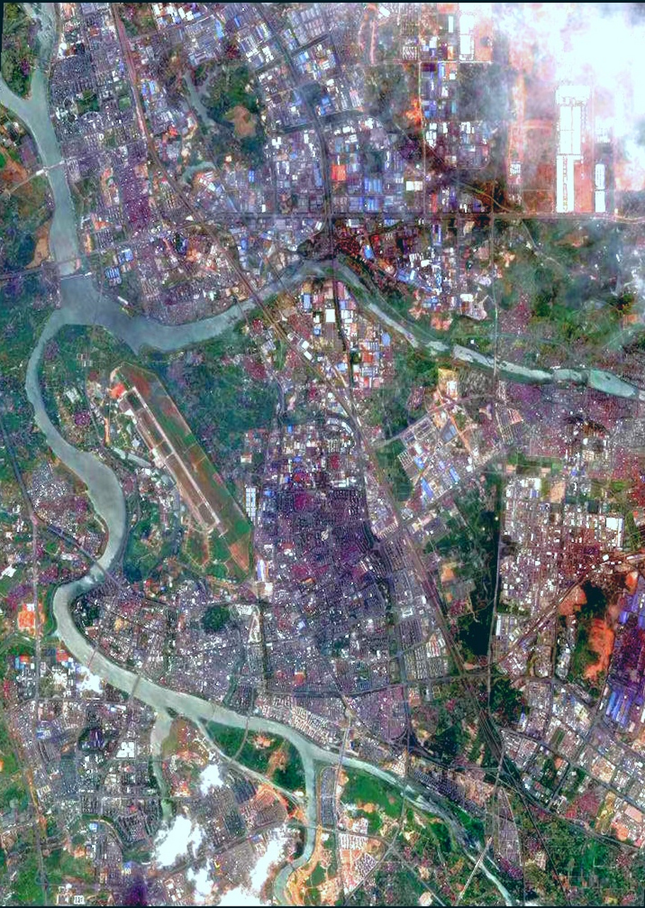 浙江省衢州市最近卫星图(7.