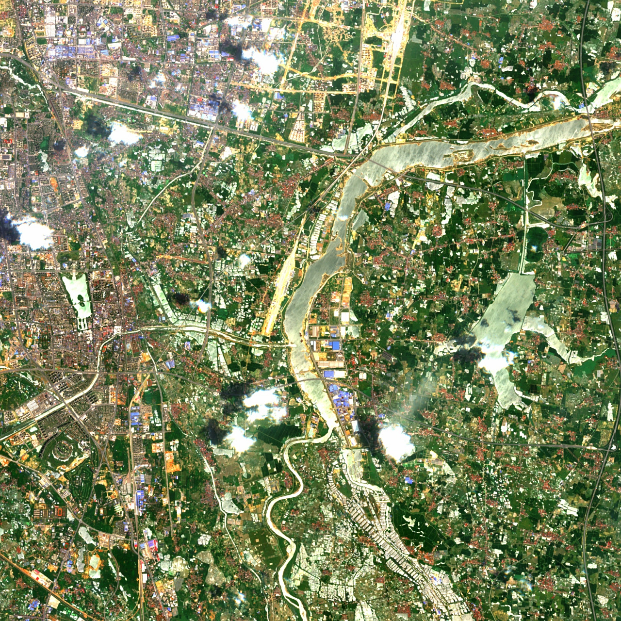 江西省南昌县最近卫星图(7.