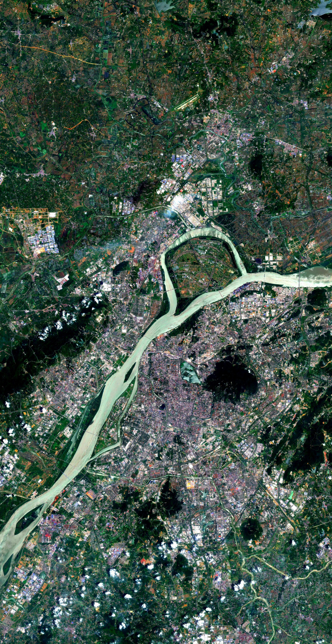 江苏省南京市最新卫星图(7.