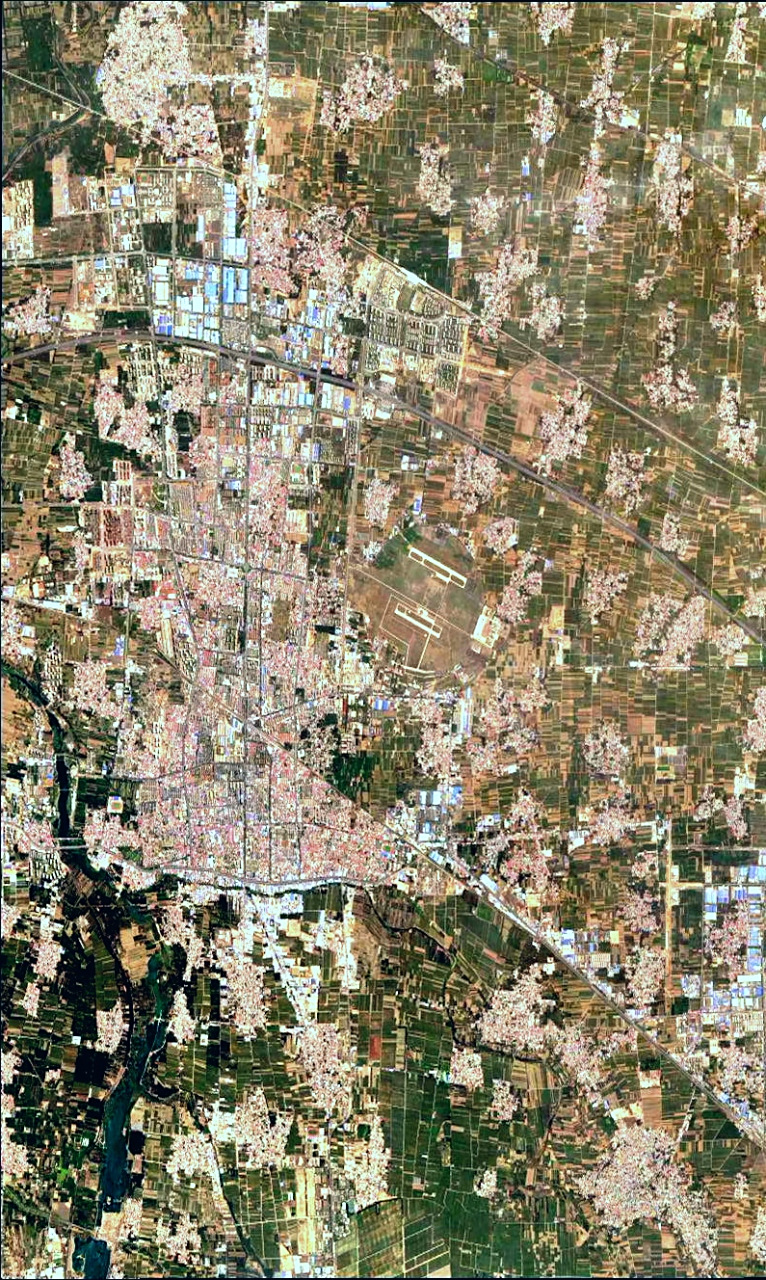 河北省涿州市最近卫星图(6.