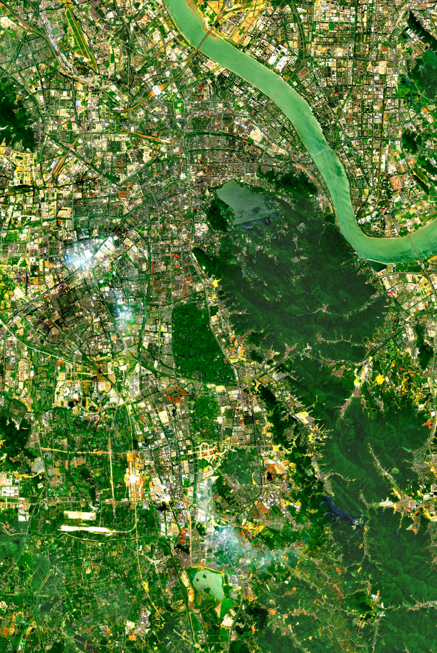 浙江省杭州市最新卫星图(7.