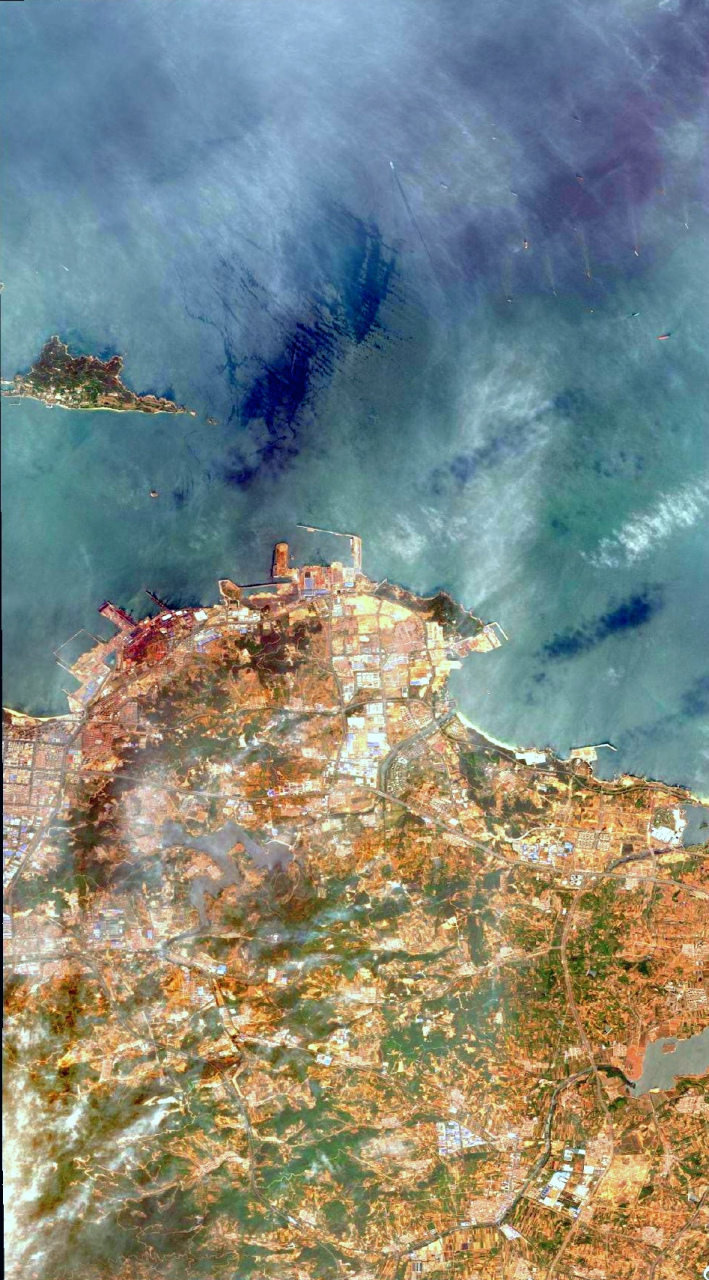 山东省威海市最新卫星图(5.