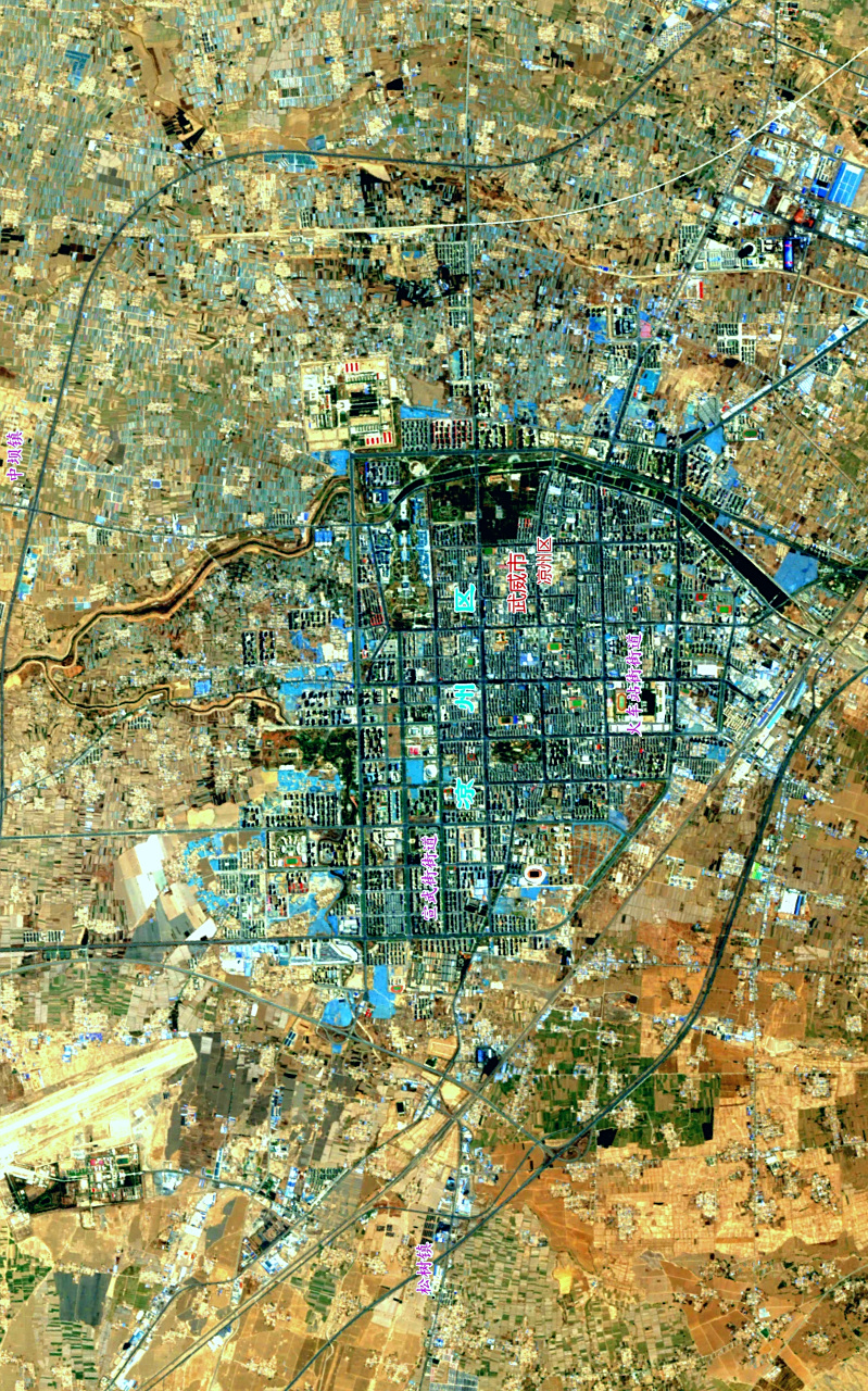 甘肃省武威市最新卫星图片(4.