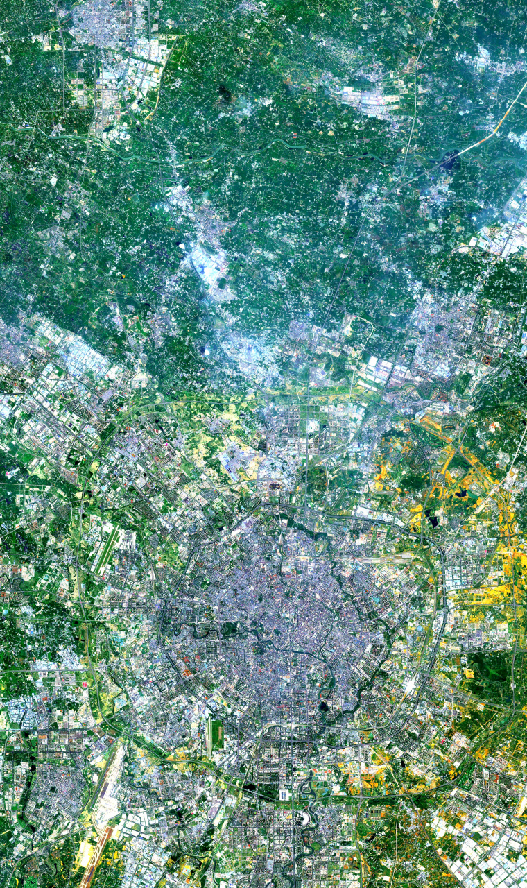 四川省成都市最新卫星图(7.