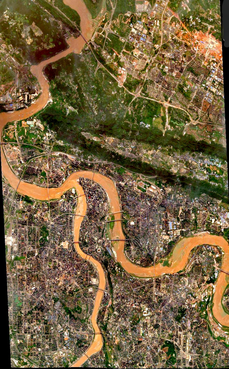 重庆卫星地图高清地图图片
