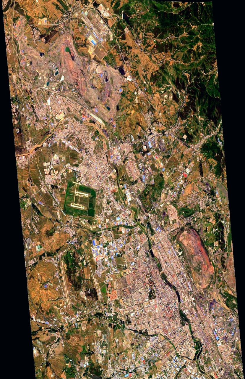 辽宁省阜新市最近卫星图(6.