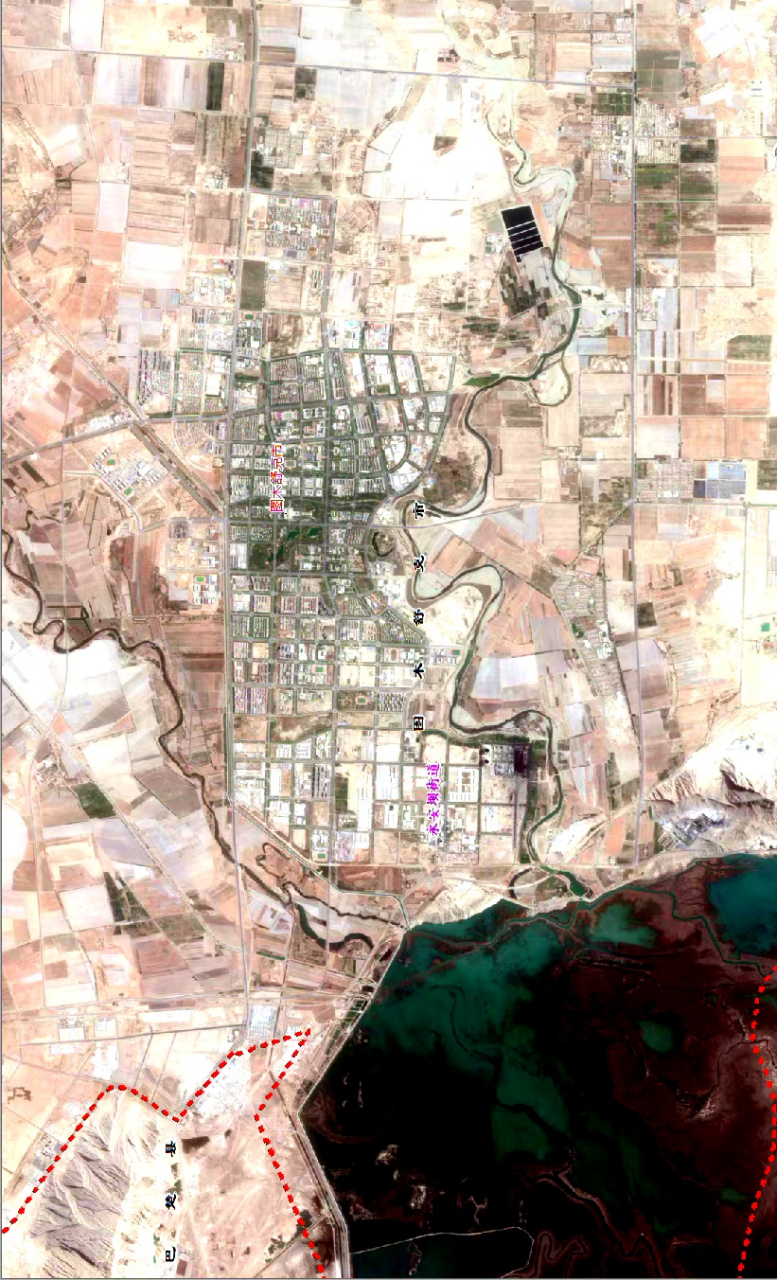 新疆兵团城市卫星影像图(4月) 图木舒克市,阿拉尔市,克可达拉市,双河