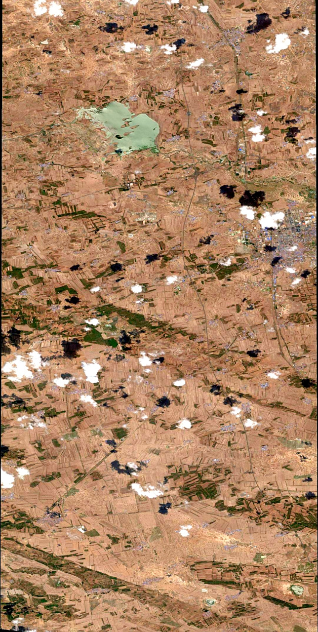 吉林省白城通榆最近卫星图(5.