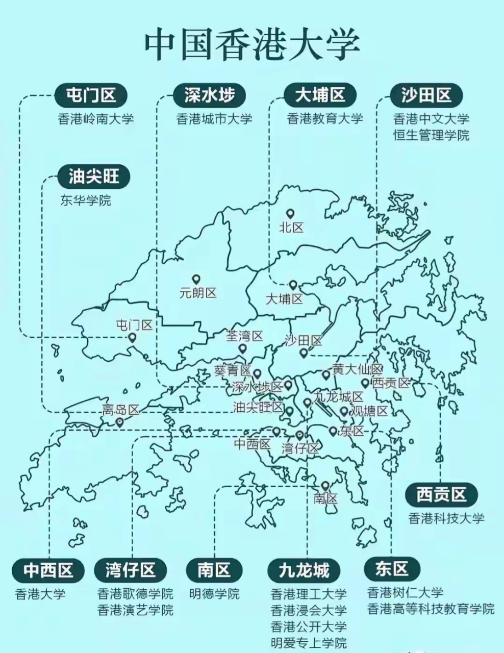 香港科技大学地图图片