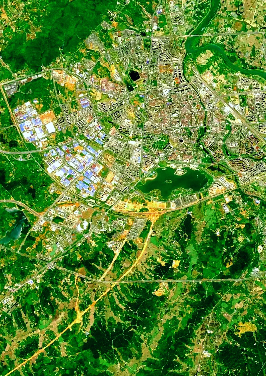安徽省宣城市最新卫星影像图(5.