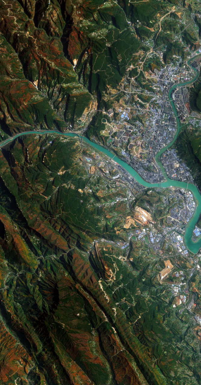 四川省广元市最近卫星图(11.