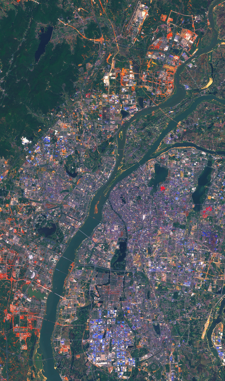 江西省南昌市最新卫星影像(5.