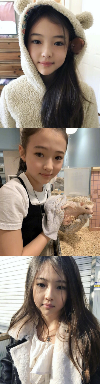 yg旗下练习生 - 德韩混血模特ella g,今年12岁的漂亮妹妹 ,这面孔让人