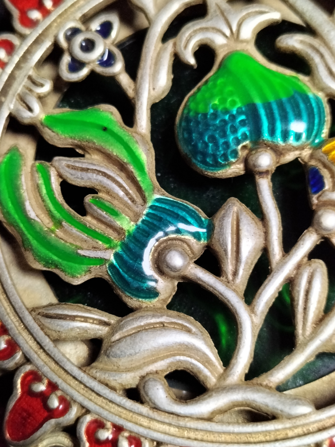 清代冰种帝王绿翡翠牌子