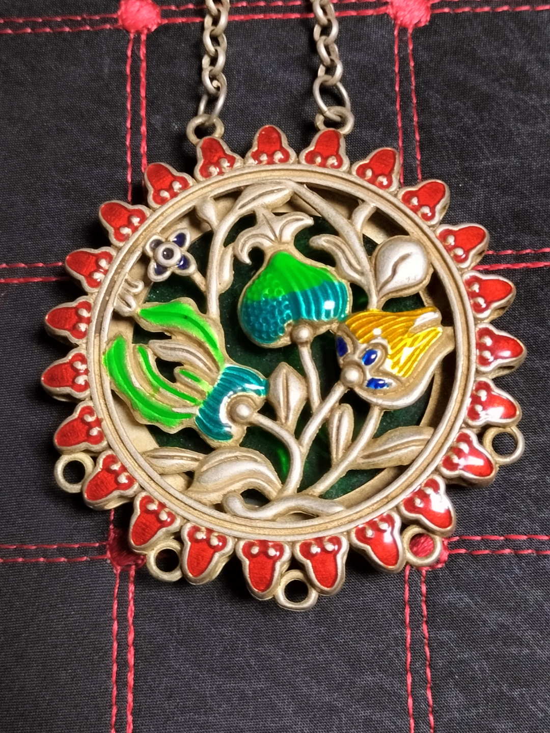 清代冰种帝王绿翡翠牌子