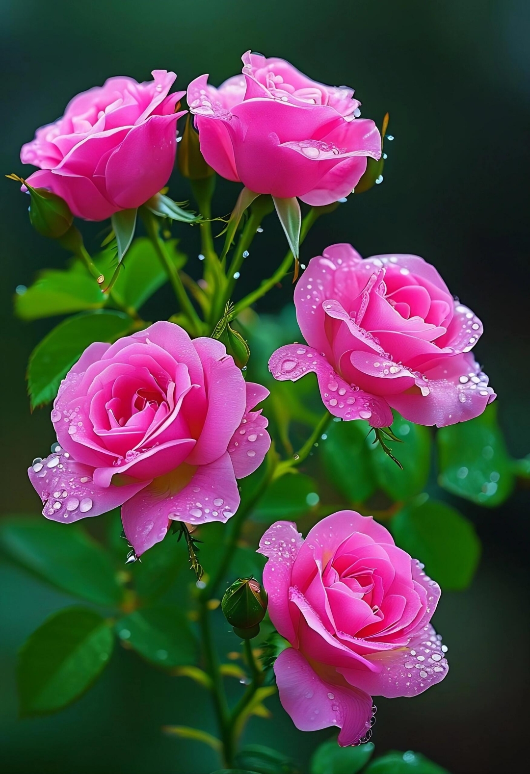 微风轻舞,花瓣若隐若现地摇曳,编织着初夏的梦幻篇章,为这季节添上一