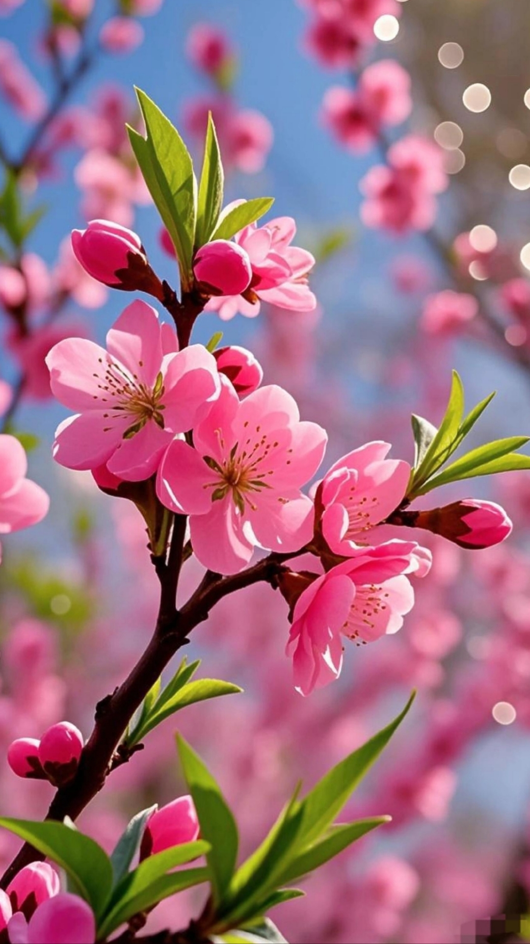 时光悠然,诗意生活轻拂心田,我的笑容仿佛是那桃花最绚烂的注解